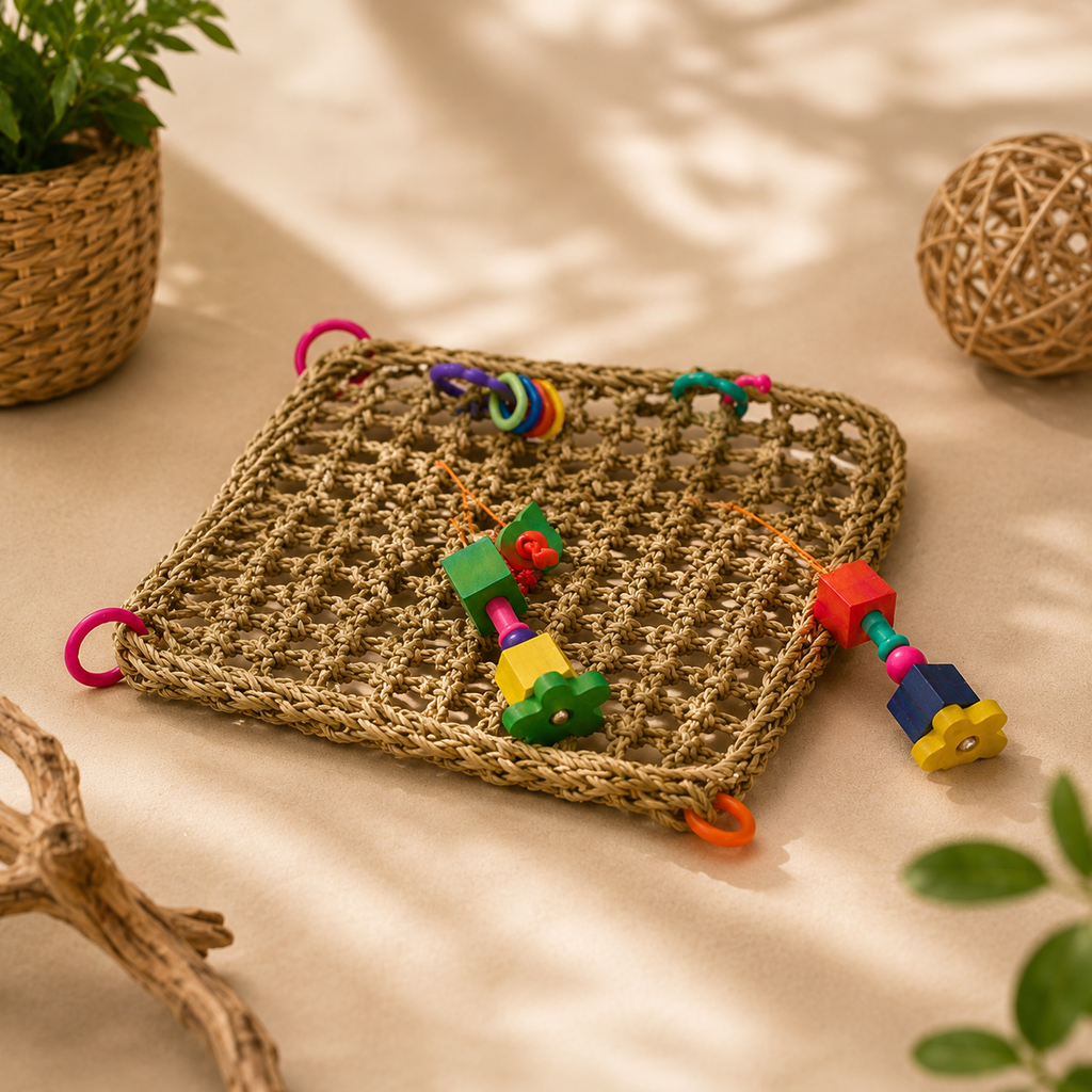 Cozy Bird Lounger for Rest, Play and Daily Enrichment