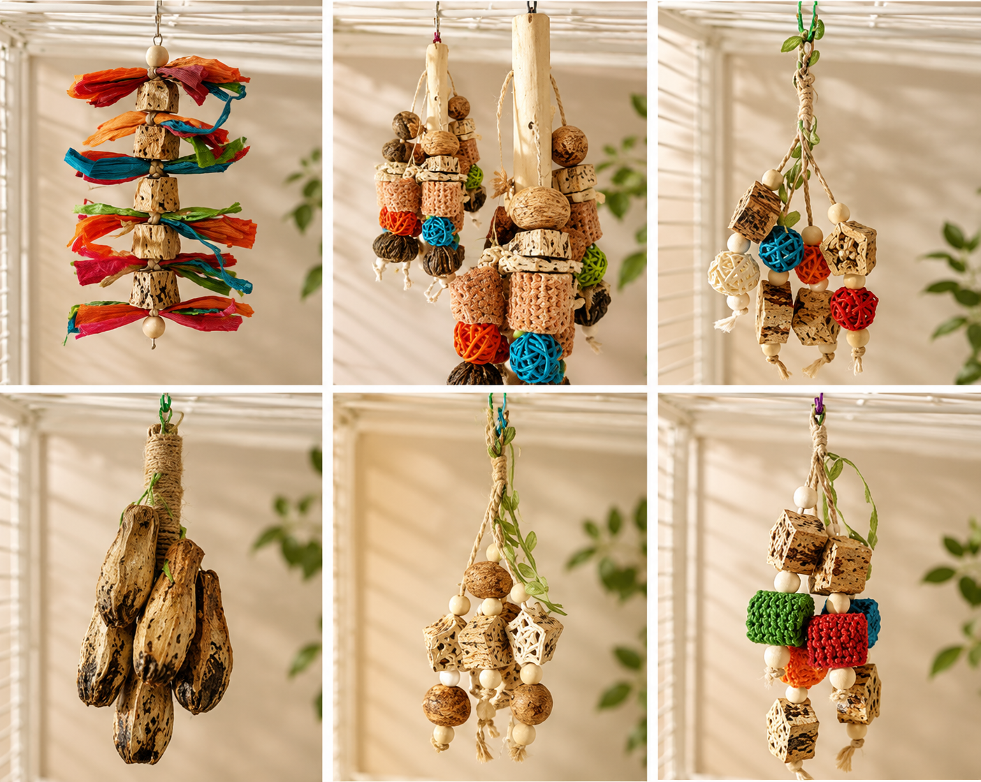 Bird Activity Perch for Daily Play, Chewing and Exploration